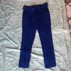 Royal Blue Women’s Tie Dress Pants